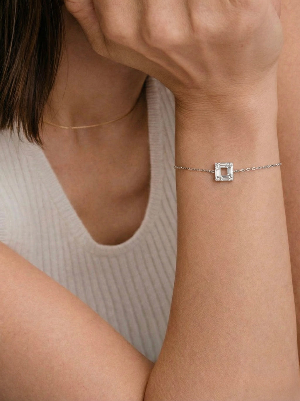 Baguette Square Bracelet