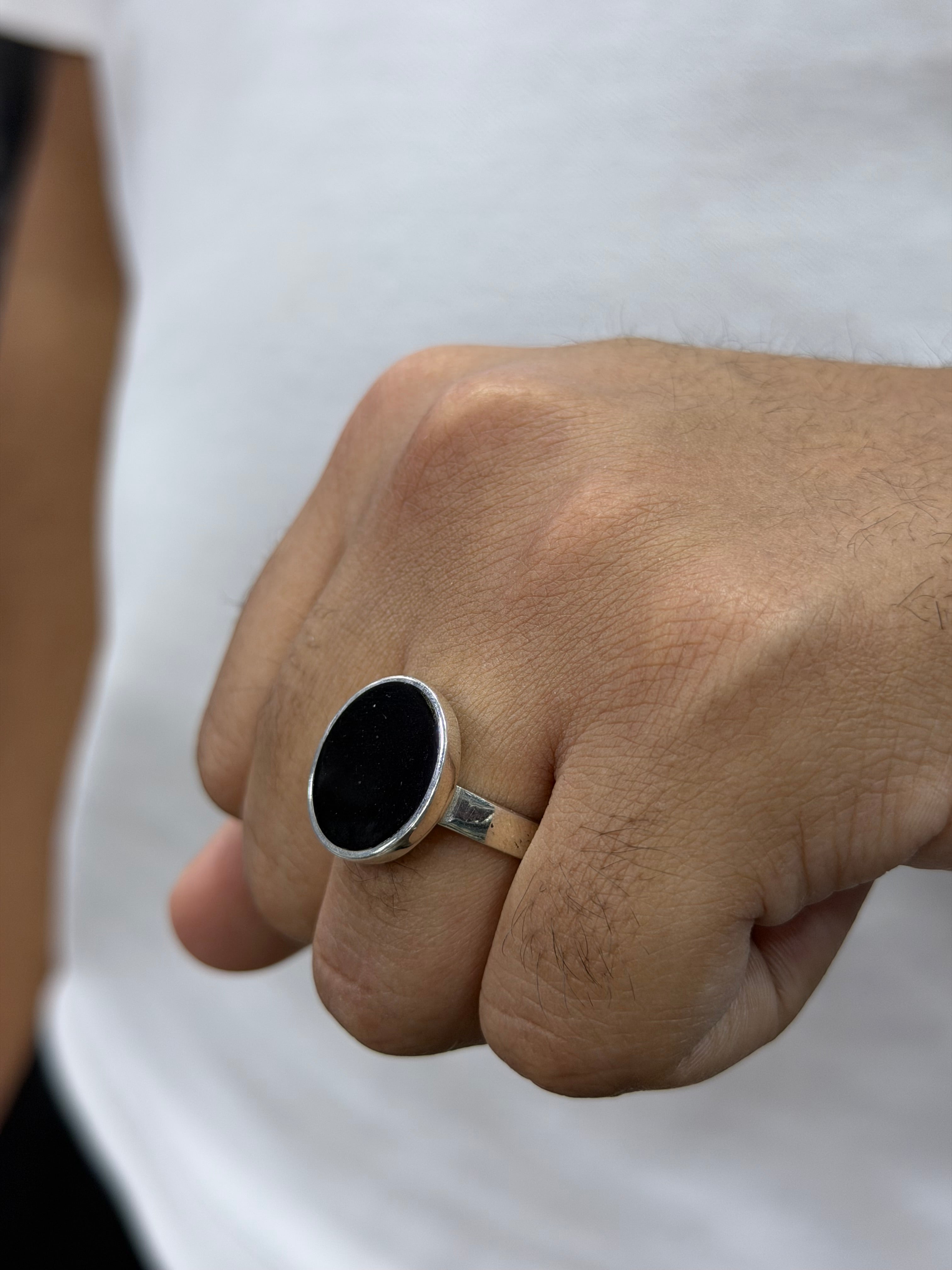 Noir Classic Ring – 925 Silver