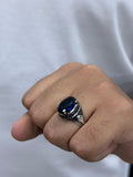 Royal Sapphire Ring – 925 Silver