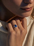 Sapphire Drop Ring