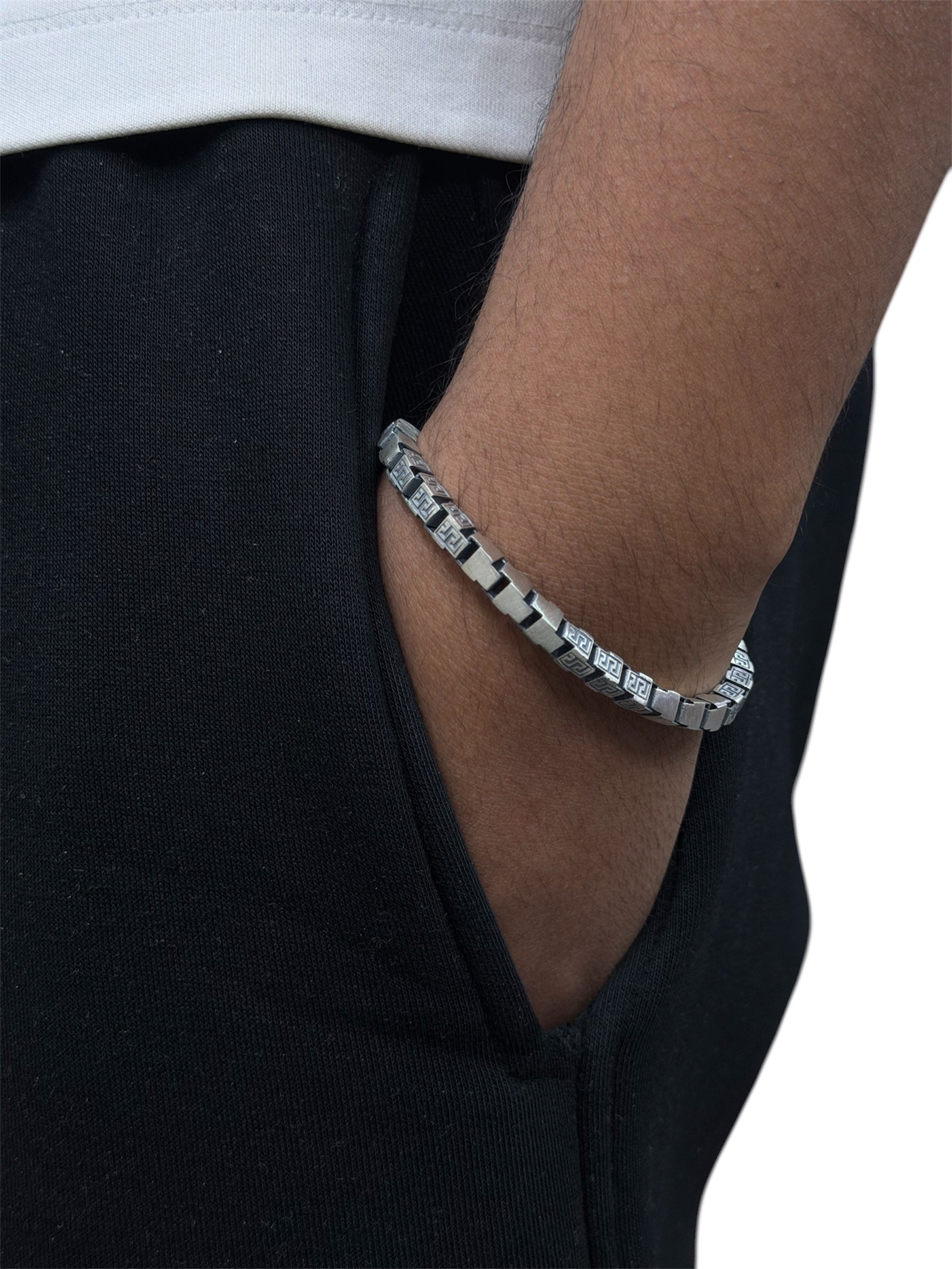 Geometric Link Bracelet