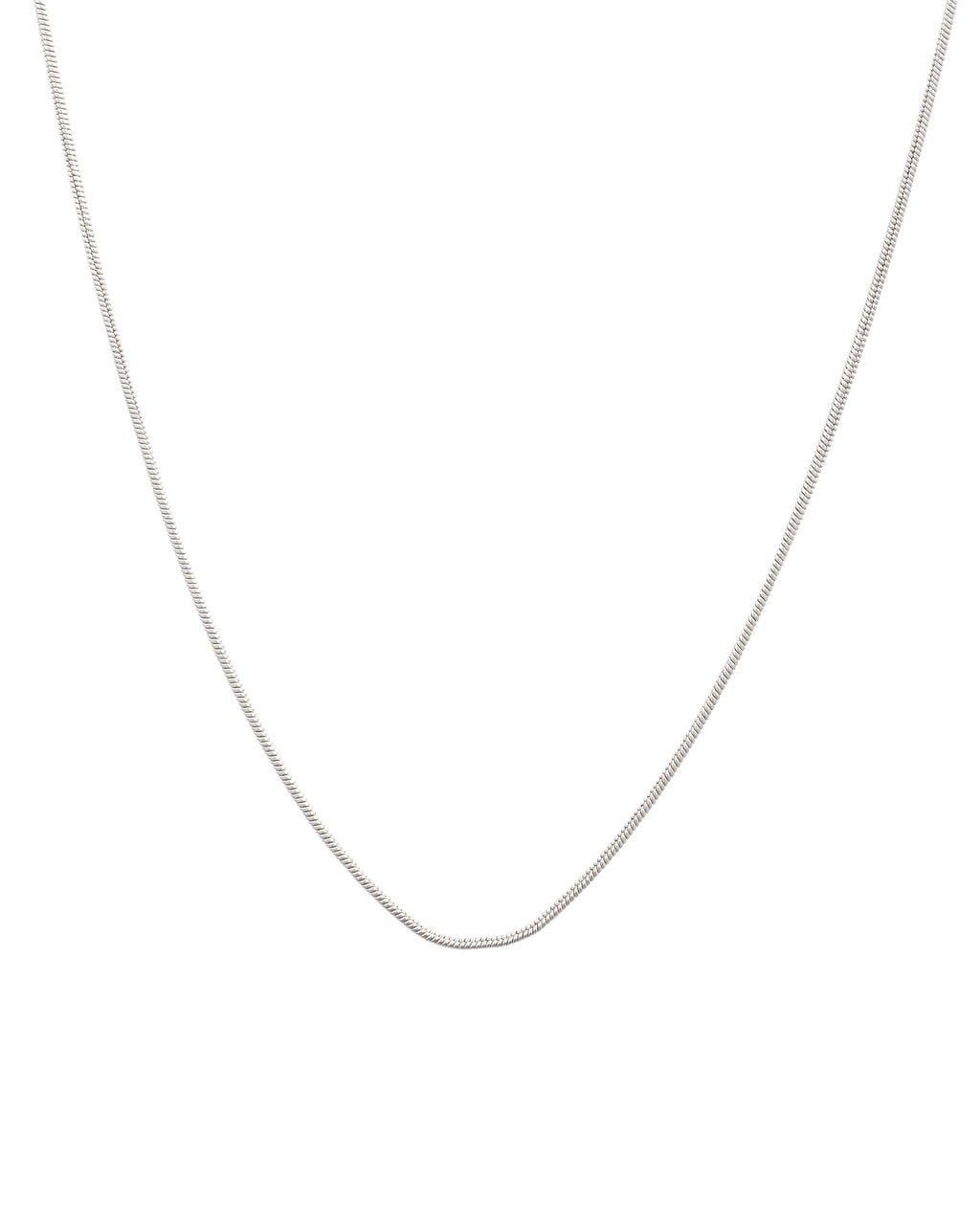 Slim Silver Necklace