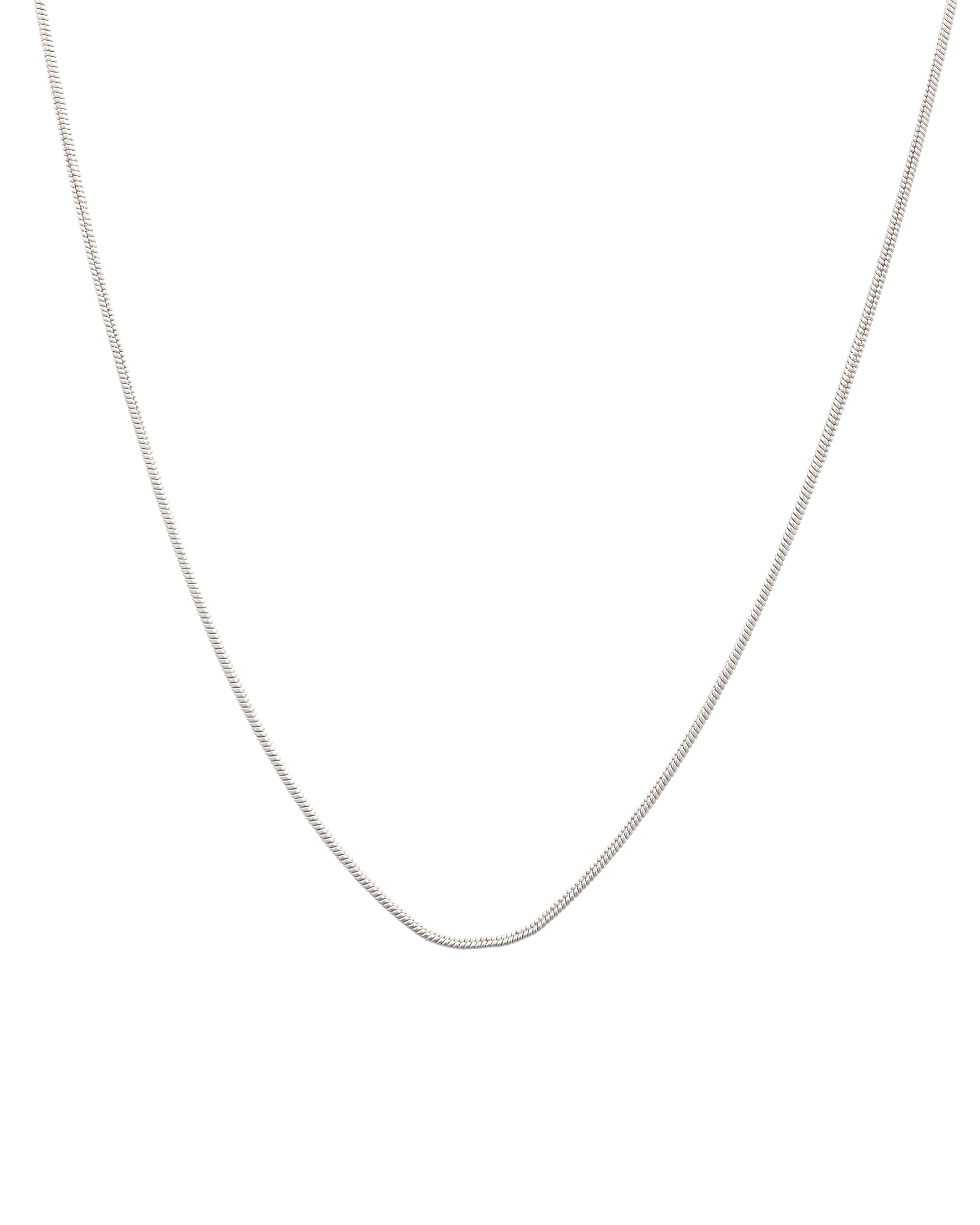 Slim Silver Necklace