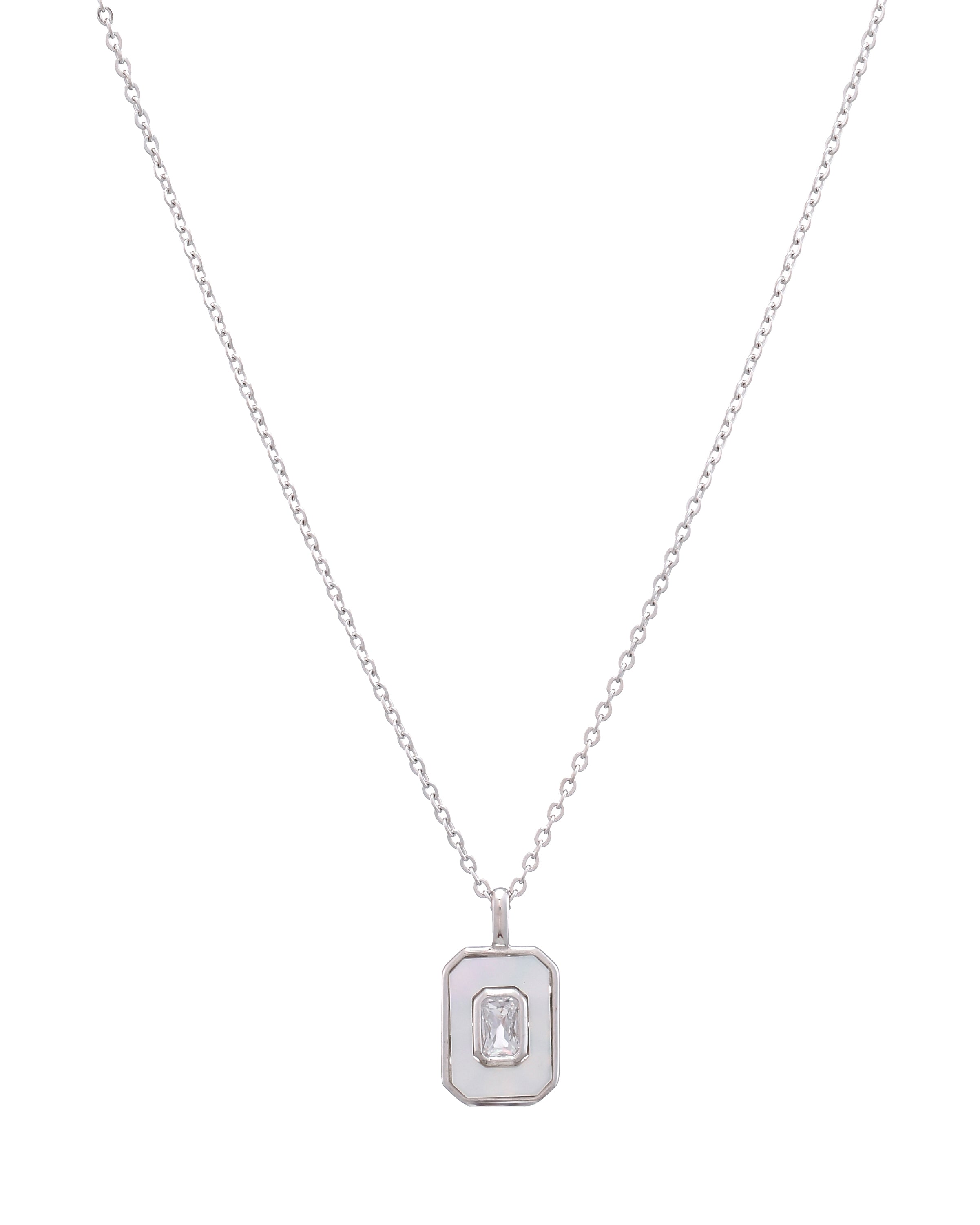 Octagon Pendant Necklace
