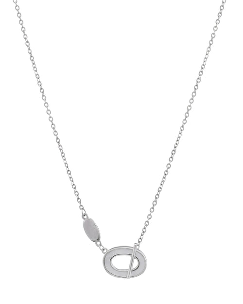 Circle Bar Pendant Necklace