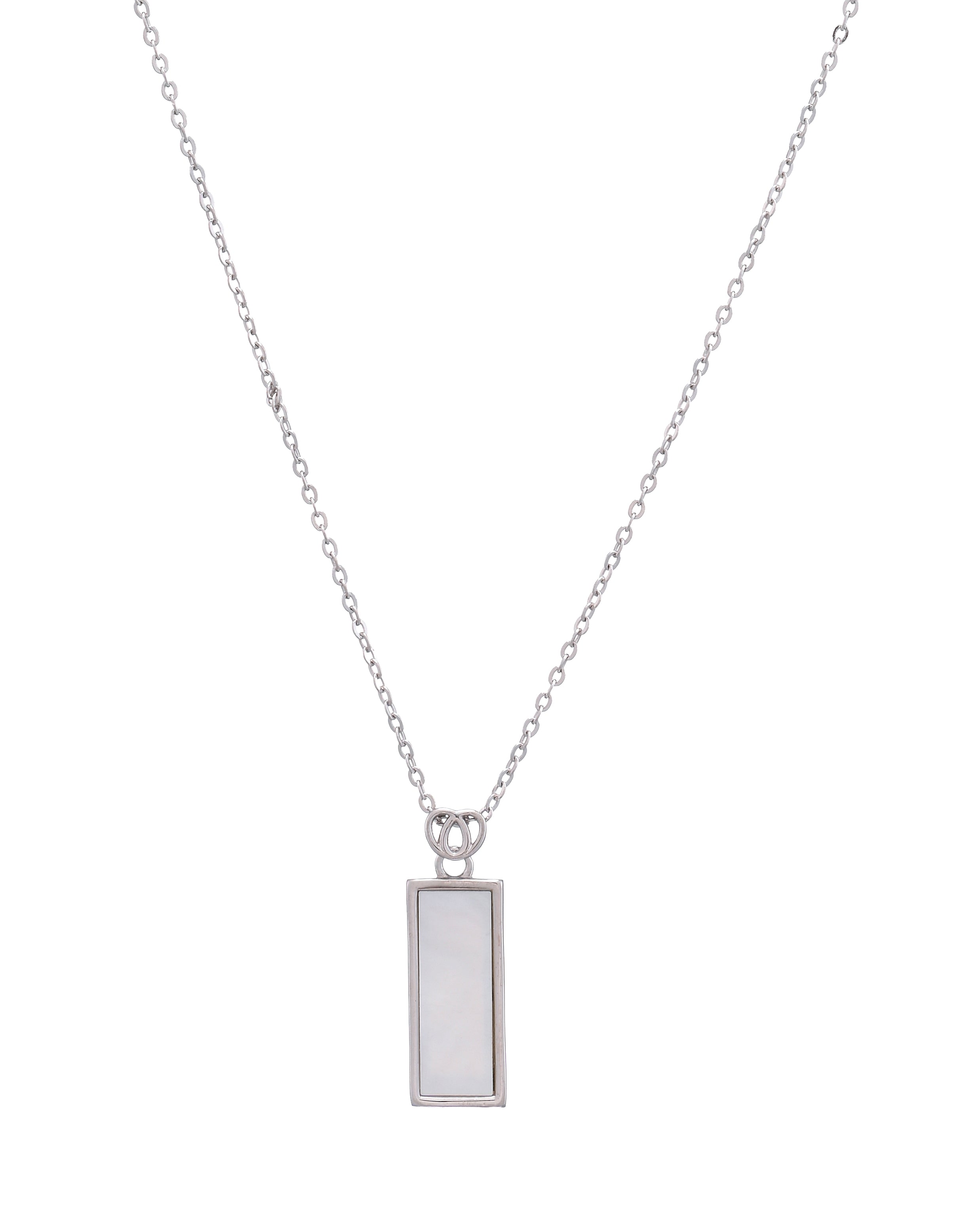 Minimal Rectangle Bar Necklace
