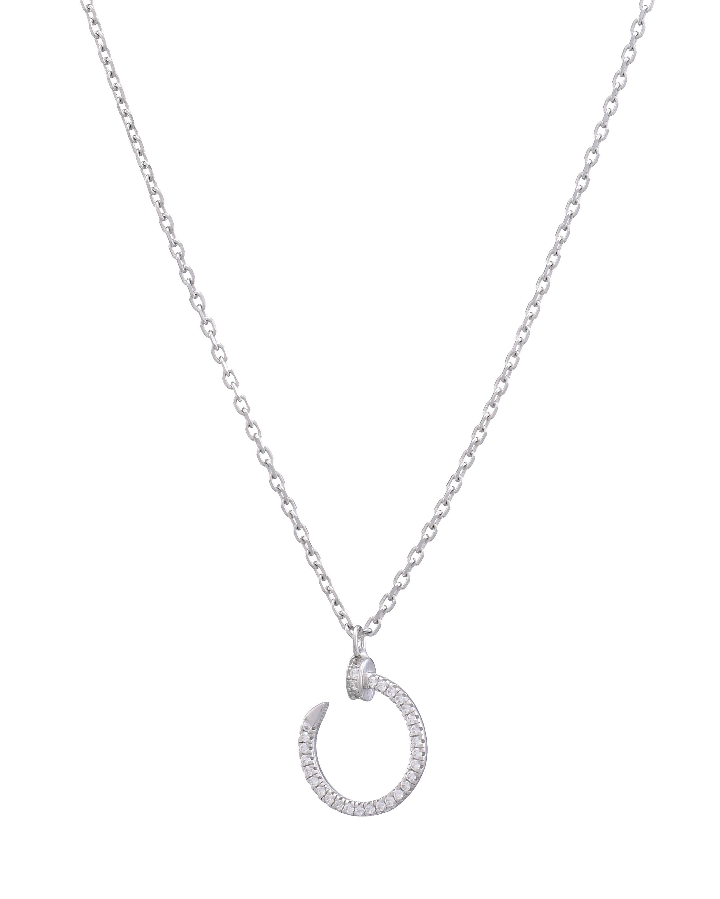 Minimal Open Circle Necklace