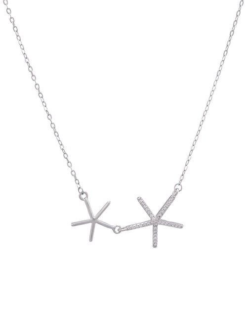 Double Star Pendant Necklace