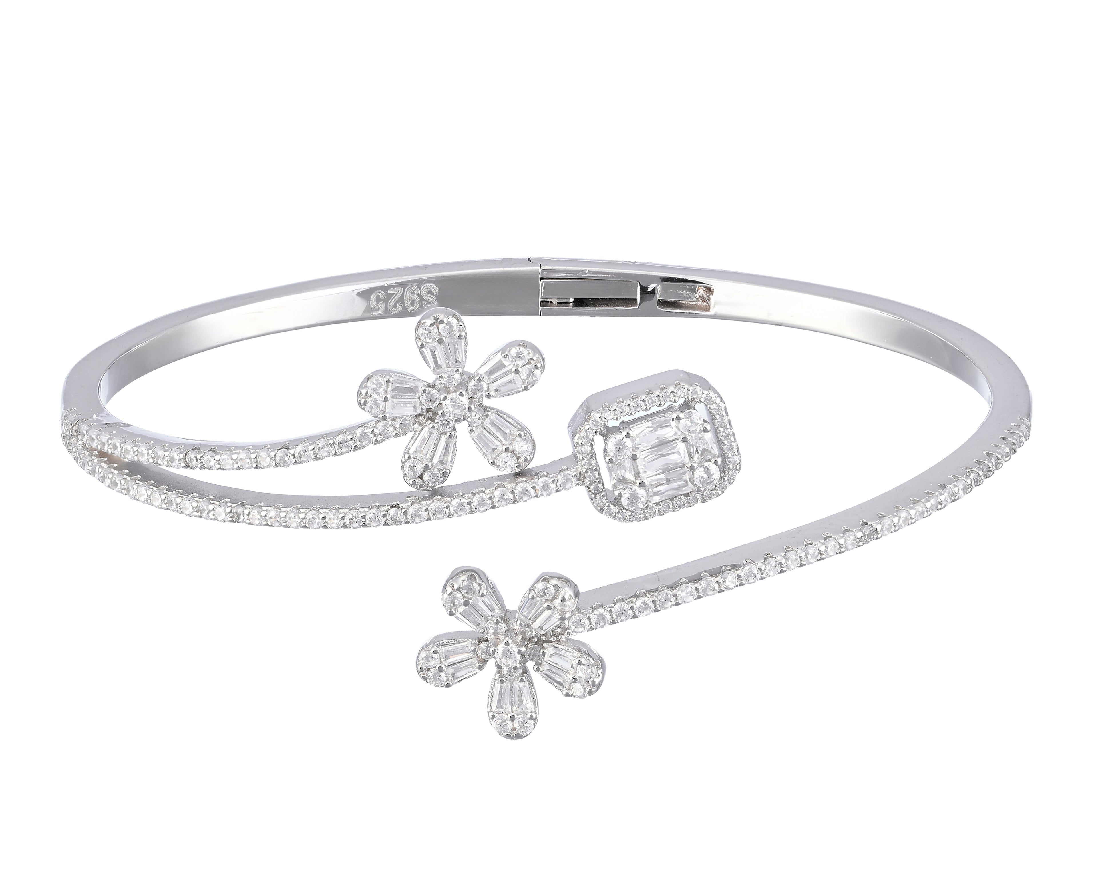 Flower Twin Bangle