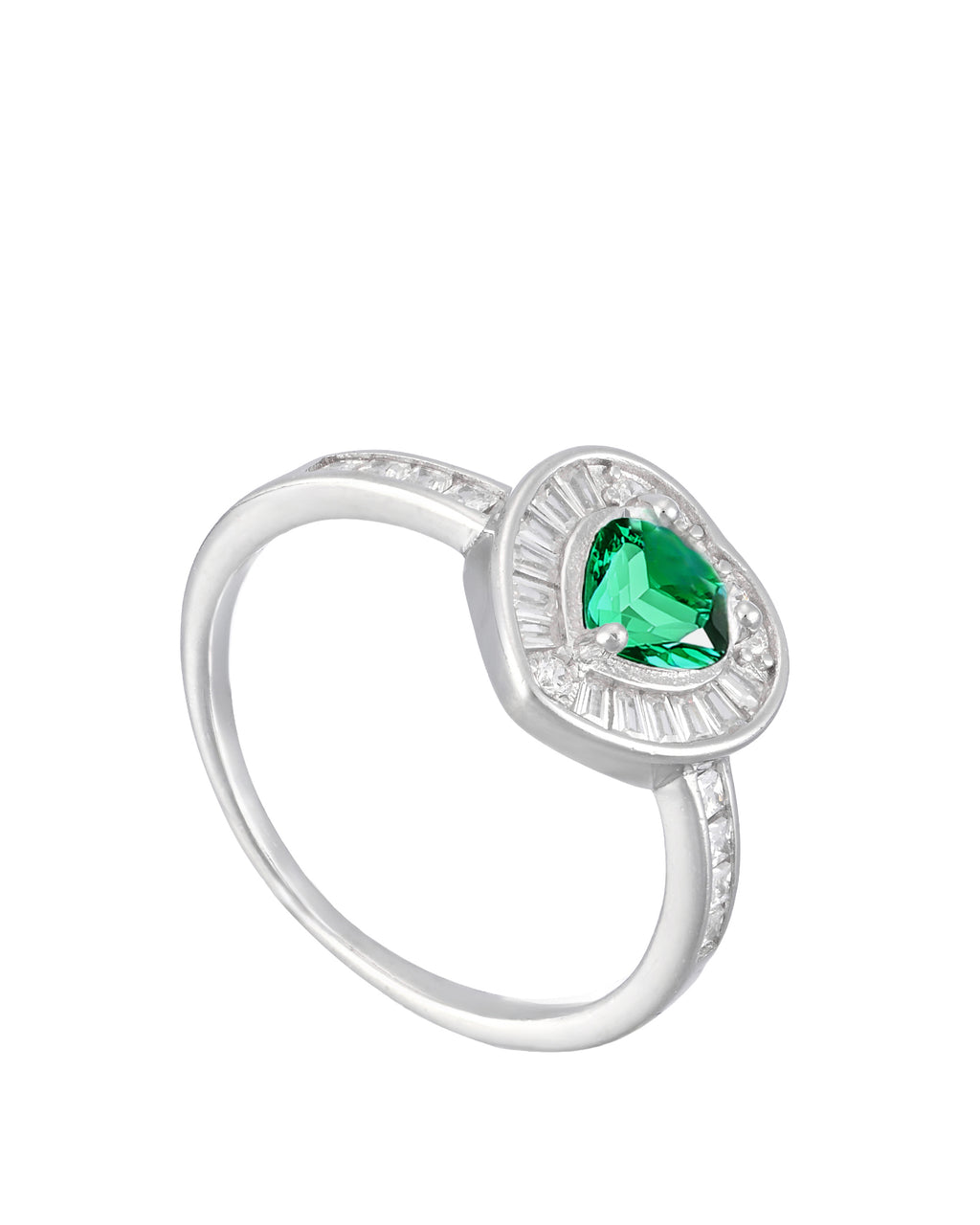 Emerald Heart Ring