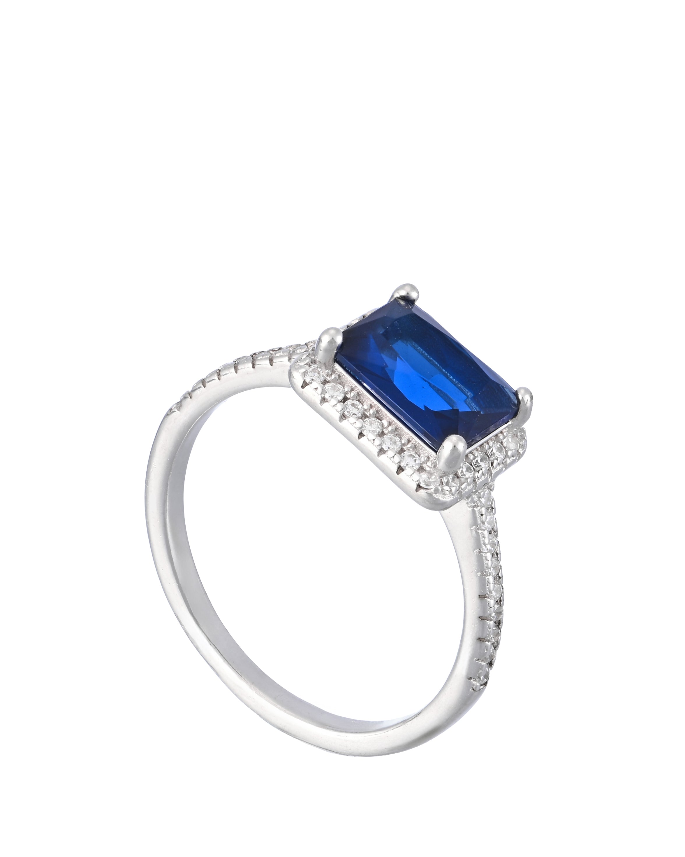 Royal Blue Square Ring