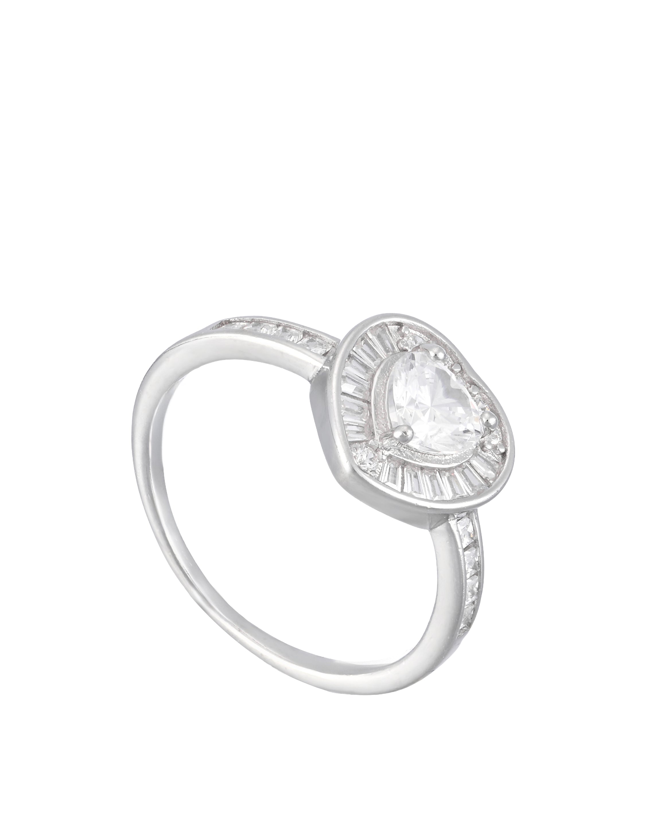 Halo Heart With Frame Ring