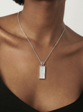 Minimal Rectangle Bar Necklace