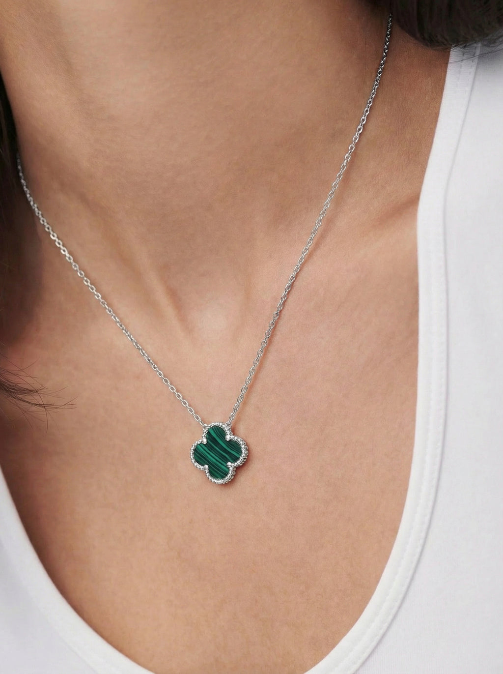 Silver Van Cleef Necklace