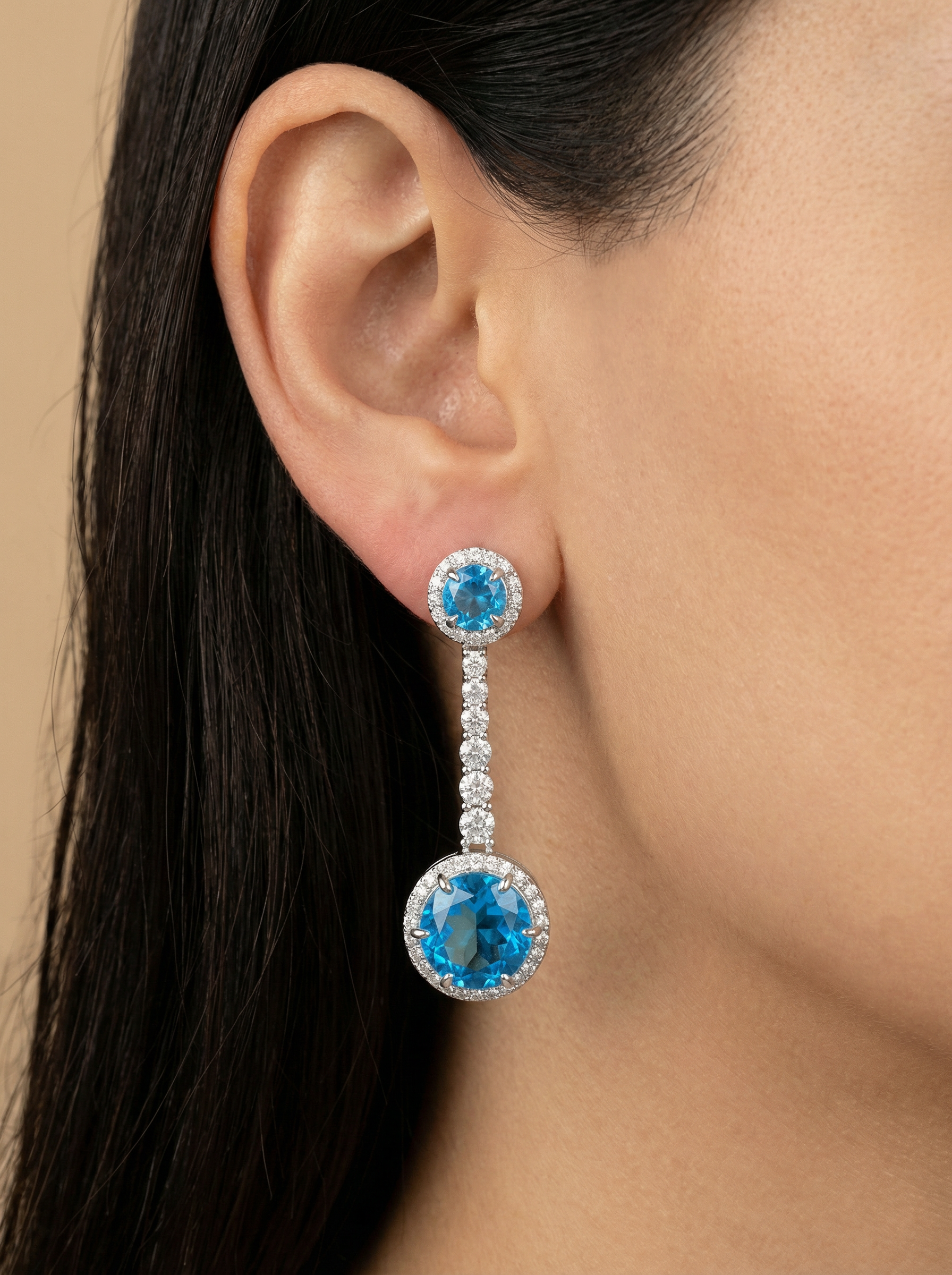 Royal Blue Drop Earrings