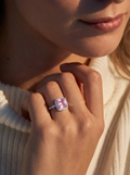 Rose Sqaure Ring