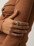 Twin Emerald Ring