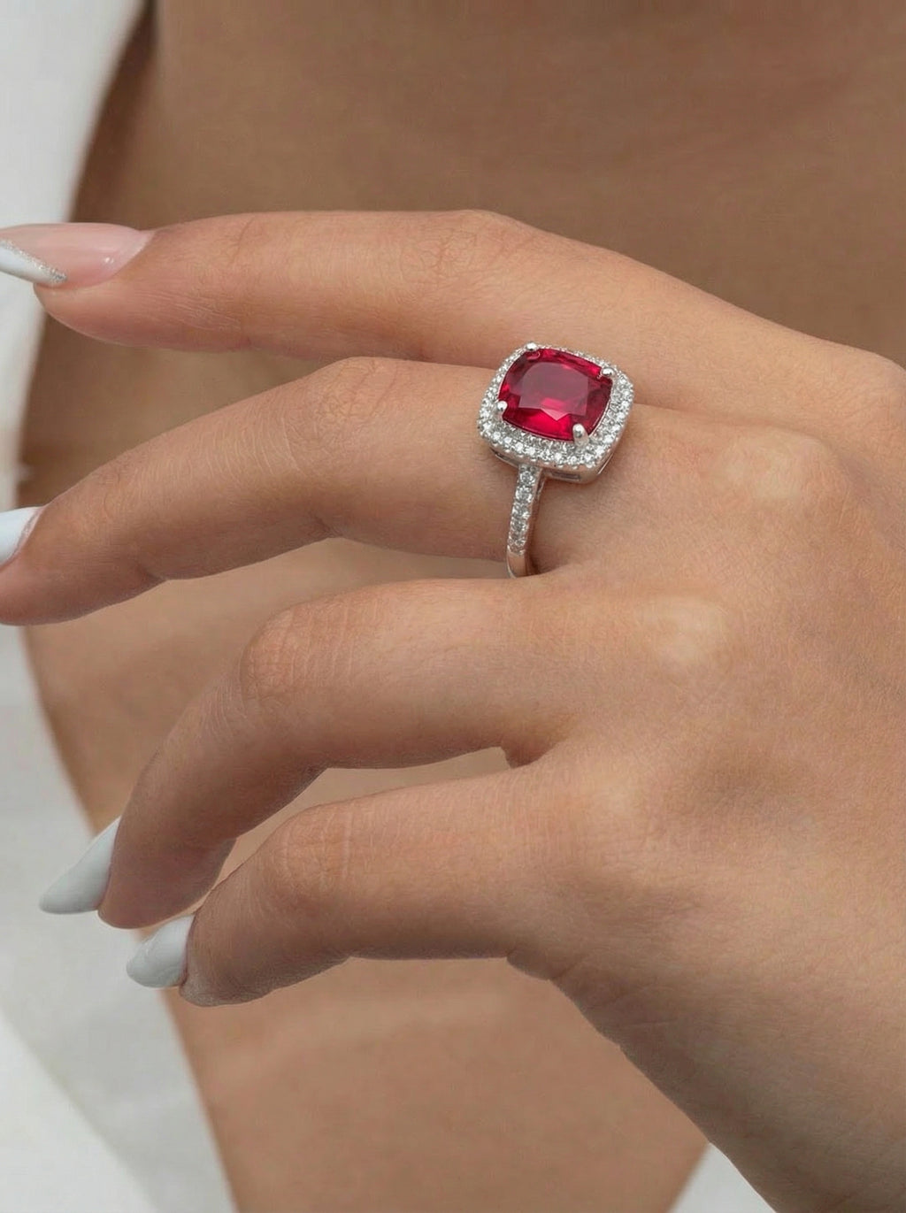 Velvet Square Ring