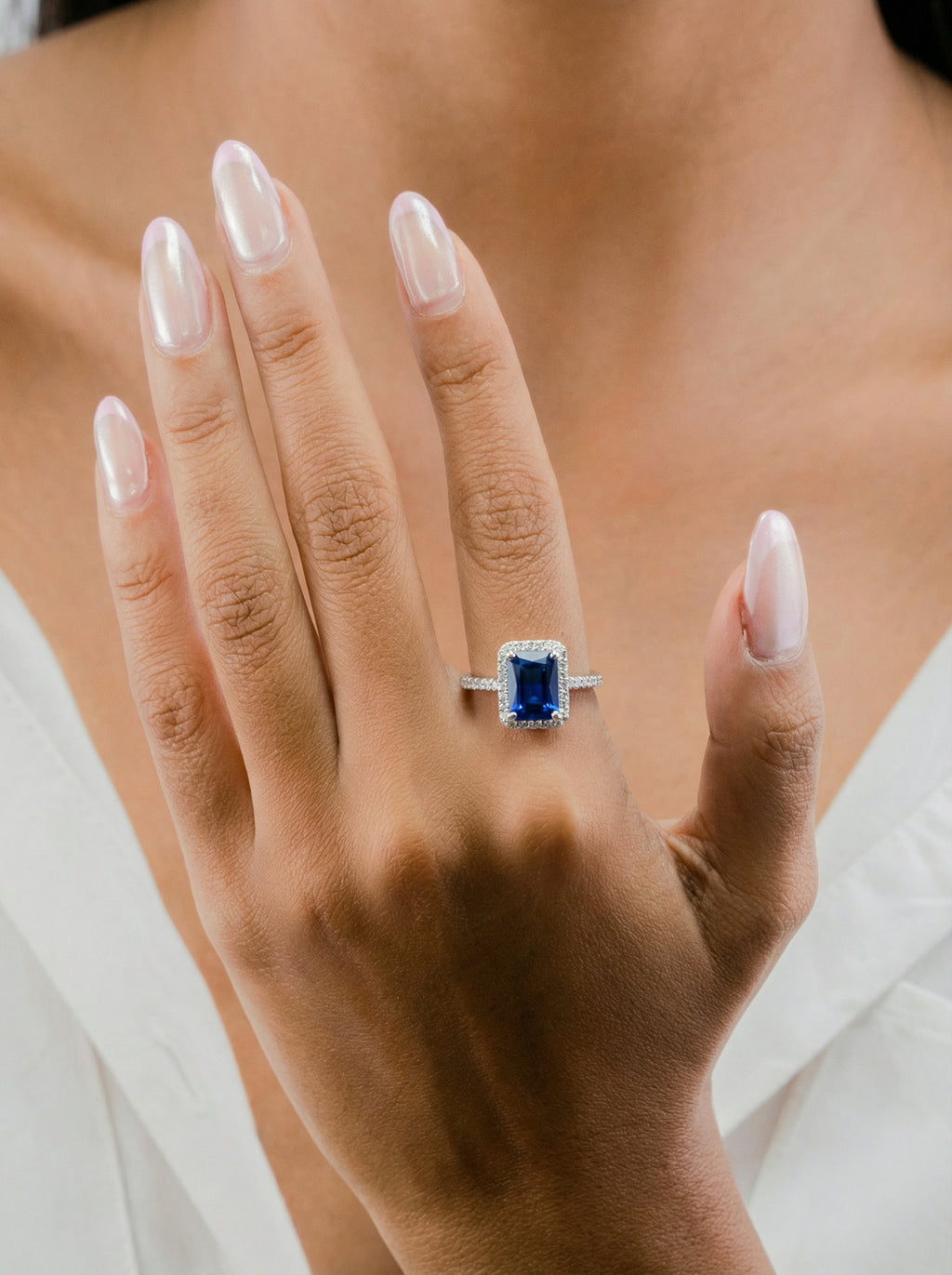 Royal Blue Square Ring