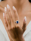 Royal Blue Square Ring