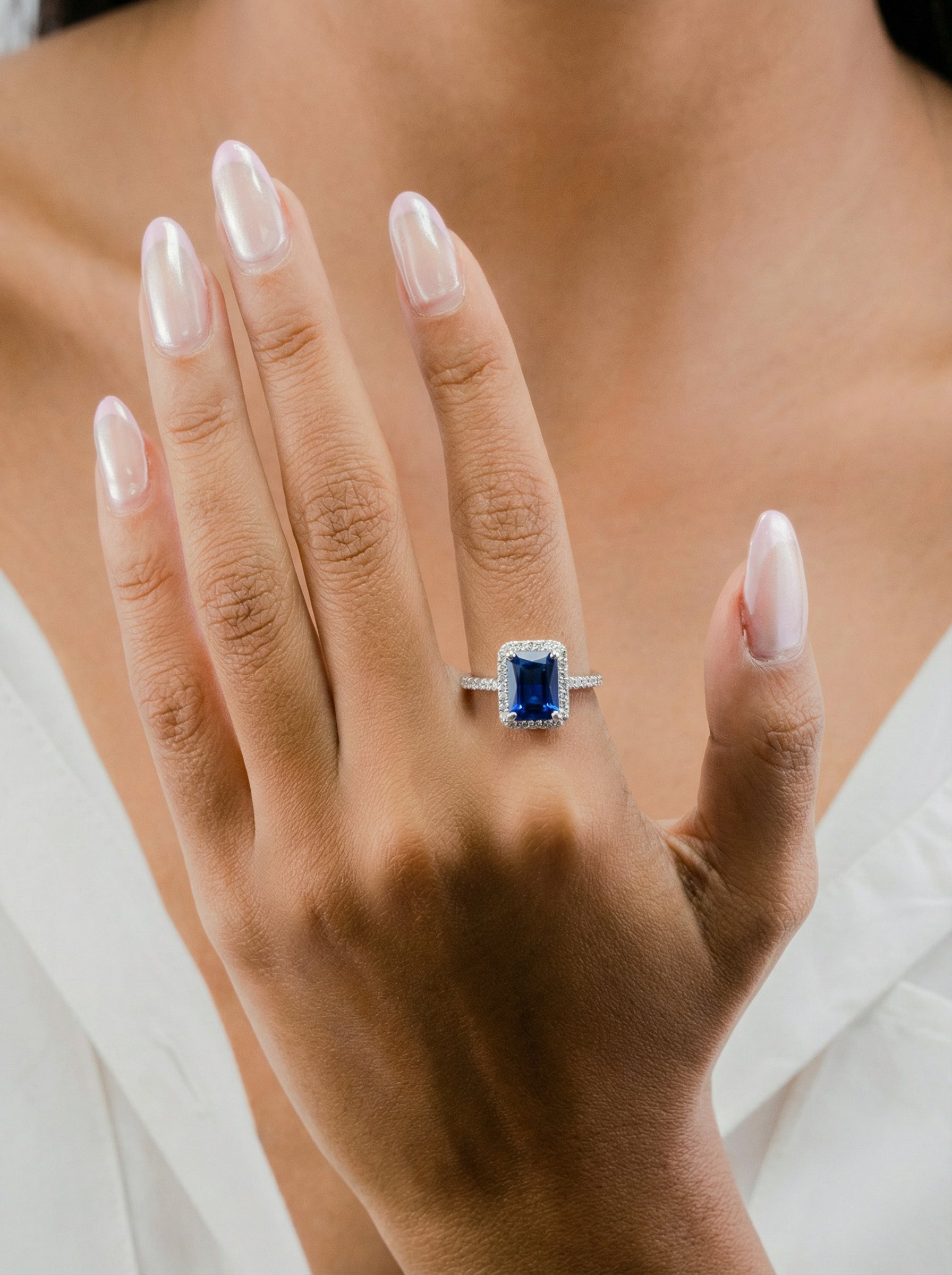 Royal Blue Square Ring