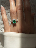 Emerald Square Ring