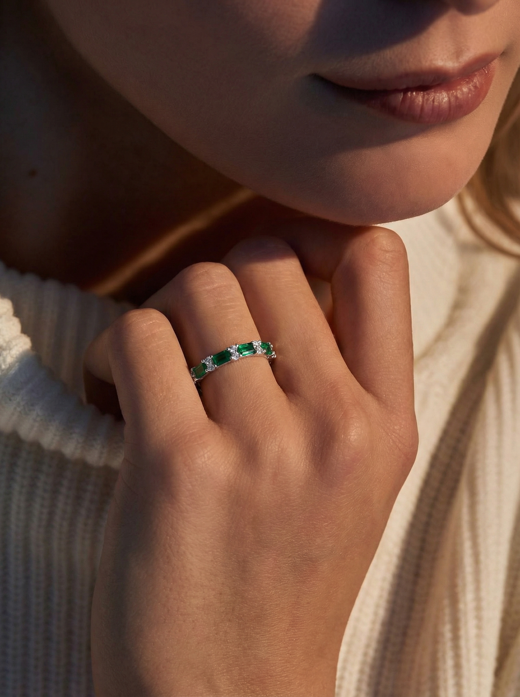 Emerald Stones Ring