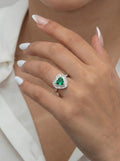 Emerald Heart Ring