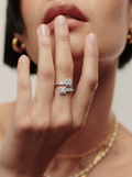 Twin Square Ring “free size”
