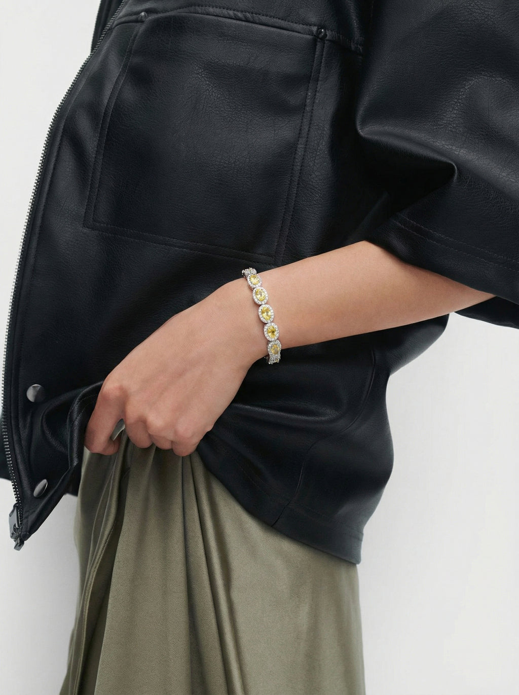 Yellow Dome Bangle