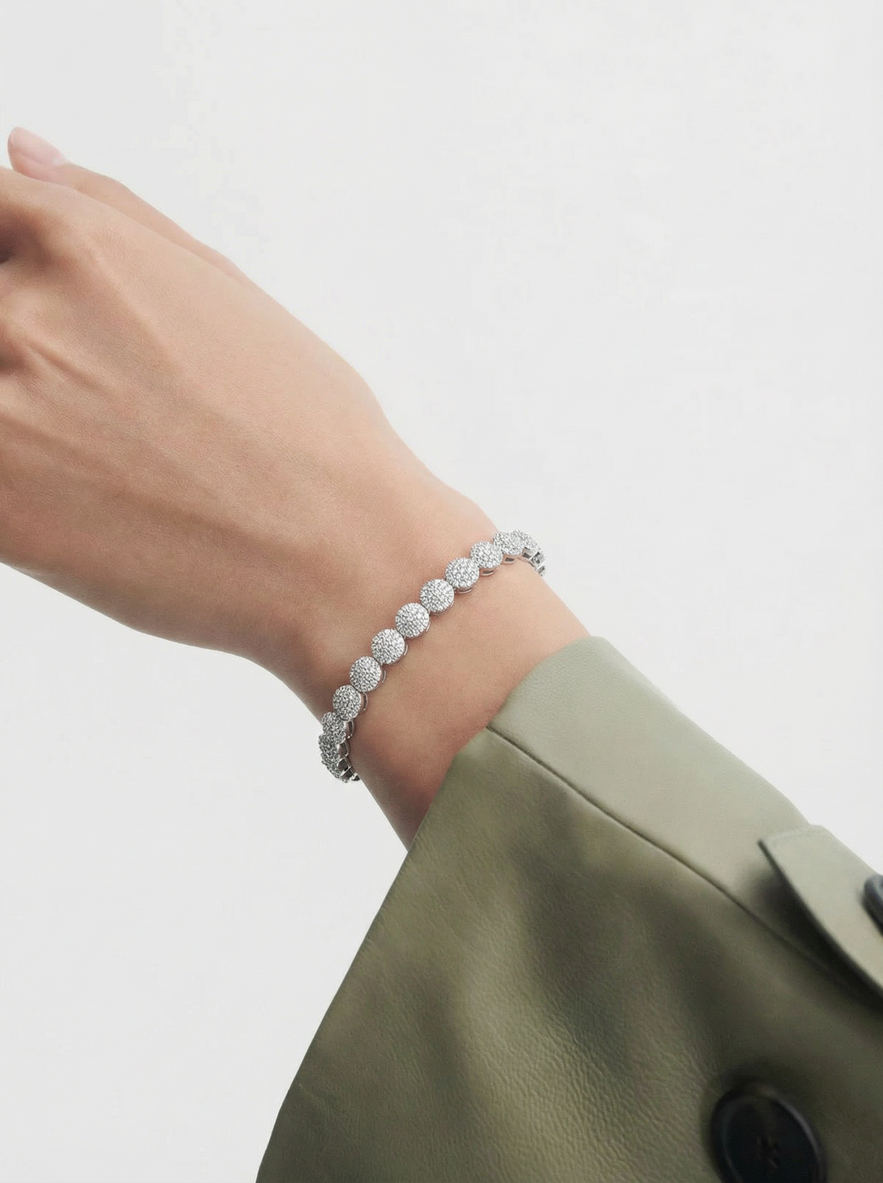 Round Tennis Bangle