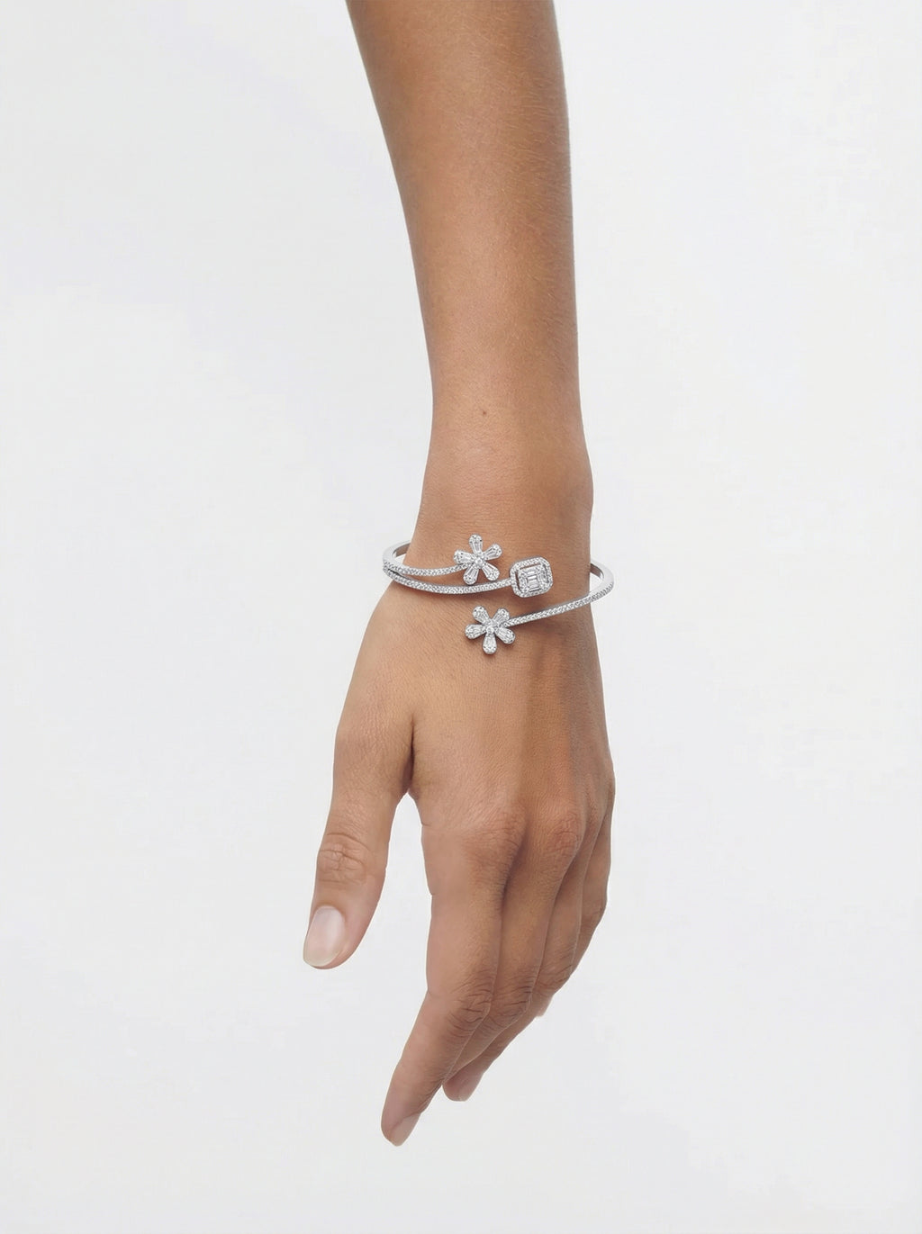 Flower Twin Bangle