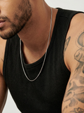 Slim Silver Necklace