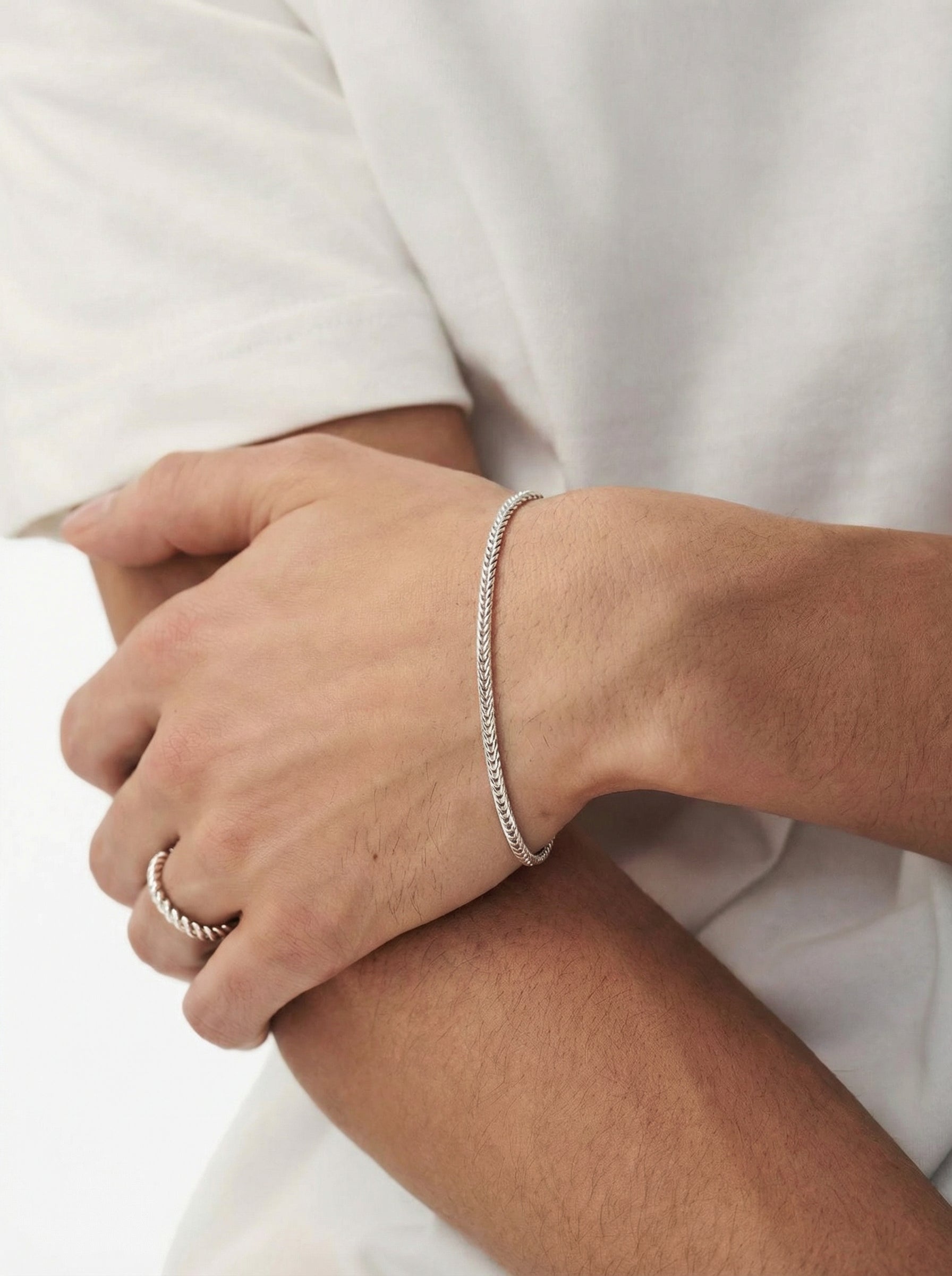 Slim Textured Bracelet